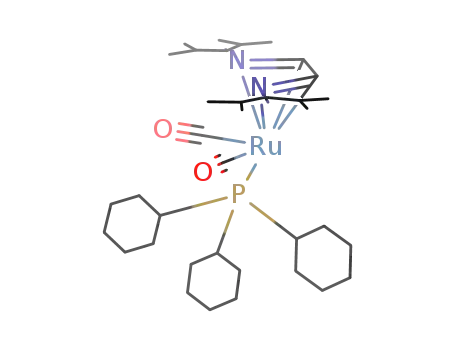 Ru(CO)2(η4-bis(2,6-diisopropylmethyl)-1,4-diaza-1,3-butadiene)(P(c-Hex)3)