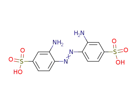 Molecular Structure of 681464-70-0 (2,2'-diamino-azobenzene-4,4'-disulfonic acid)