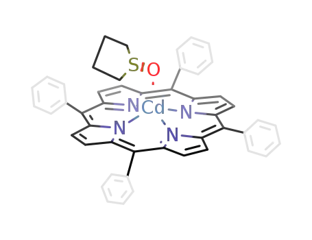 Cd(TPP)(tetramethylene sulfoxide)