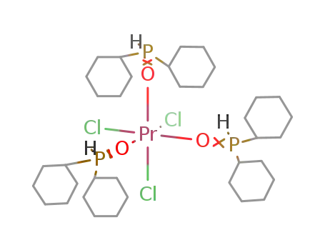(PrCl<sub>3</sub>((C<sub>6</sub>H<sub>11</sub>)2PHO)3)