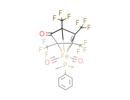 C<sub>9</sub>F<sub>12</sub>OFe(CO)2P(CH<sub>3</sub>)2C<sub>6</sub>H<sub>5</sub>