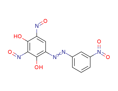 Molecular Structure of 113738-93-5 (1,3-Benzenediol, 4-[(3-nitrophenyl)azo]-2,6-dinitroso-)