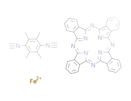 (phthalocyaninato)-μ-(2,3,5,6-tetramethyl-1,4-diisocyanobenzene)iron(II)