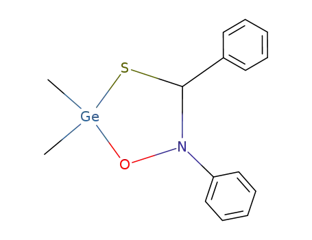 (CH<sub>3</sub>)2GeSCH(C<sub>6</sub>H<sub>5</sub>)N(C<sub>6</sub>H<sub>5</sub>)O