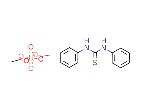 Molecular Structure of 99589-25-0 (UO<sub>2</sub>(CH<sub>3</sub>COO)2*C<sub>6</sub>H<sub>5</sub>NHCSNHC<sub>6</sub>H<sub>5</sub>)