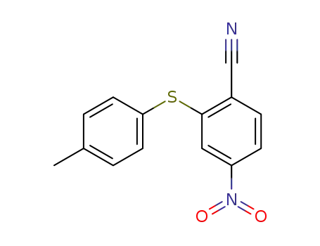 4-nitro-2-<i>p</i>-tolylsulfanyl-benzonitrile