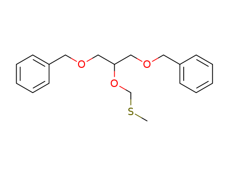 Molecular Structure of 100675-36-3 (Benzene,
1,1'-[[2-[(methylthio)methoxy]-1,3-propanediyl]bis(oxymethylene)]bis-)