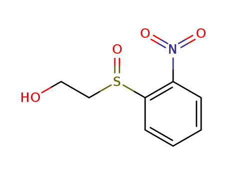 Molecular Structure of 88543-37-7 (Ethanol, 2-[(2-nitrophenyl)sulfinyl]-)