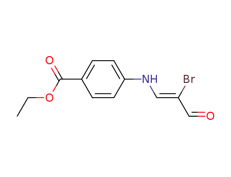 4-(2-bromo-3-oxo-propenylamino)-benzoic acid ethyl ester