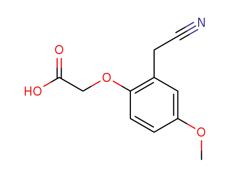 (2-cyanomethyl-4-methoxy-phenoxy)-acetic acid