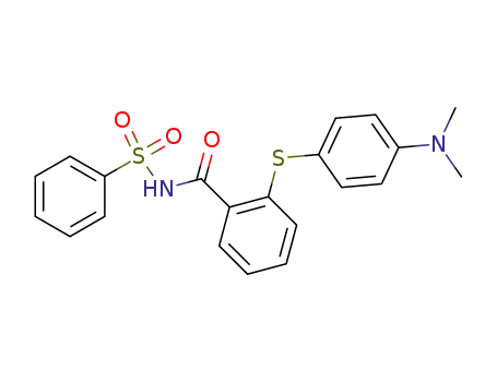 2-(4-dimethylamino-phenylsulfanyl)-benzoic acid benzenesulfonylamide
