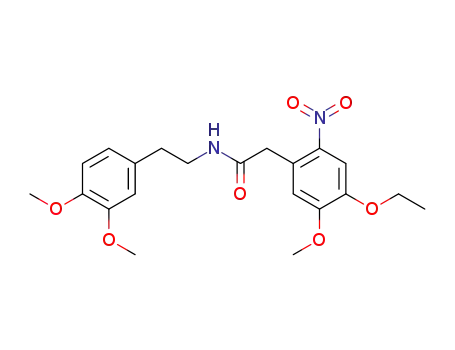 (4-ethoxy-5-methoxy-2-nitro-phenyl)-acetic acid-(3,4-dimethoxy-phenethylamide)