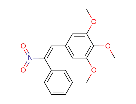 Molecular Structure of 59019-39-5 (α'-nitro-3,4,5-trimethoxy-<i>cis</i>-stilbene)