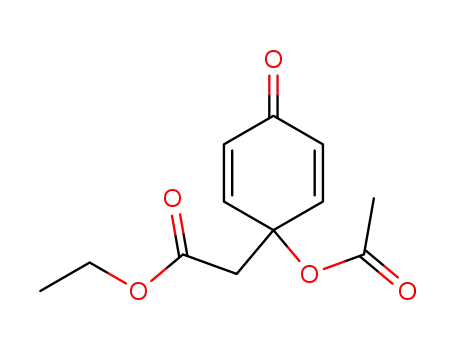 (1-acetoxy-4-oxo-cyclohexa-2,5-dienyl)-acetic acid ethyl ester