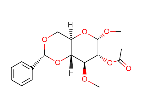 methyl-[<i>O</i><sup>2</sup>-acetyl-<i>O</i><sup>4</sup>,<i>O</i><sup>6</sup>-((<i>R</i>)-benzylidene)-<i>O</i><sup>3</sup>-methyl-α-D-glucopyranoside]