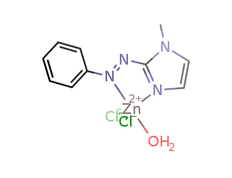 dichloro-[1-methyl-2-(phenylazo)imidazole]zinc(II) monohydrate