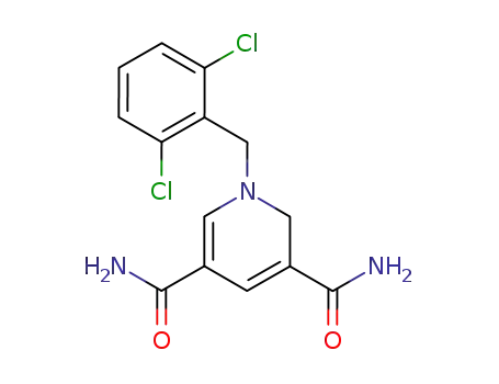 1-(2,6-dichloro-benzyl)-1,2-dihydro-pyridine-3,5-dicarboxylic acid diamide
