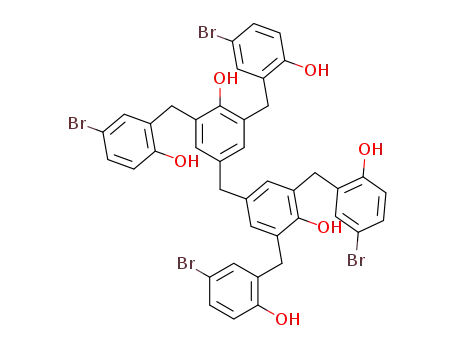 bis-[3,5-bis-(5-bromo-2-hydroxy-benzyl)-4-hydroxy-phenyl]-methane