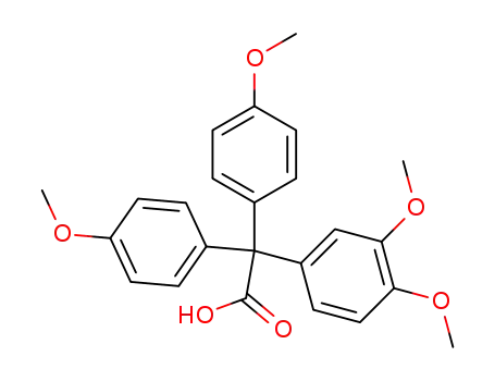 (3,4-dimethoxy-phenyl)-bis-(4-methoxy-phenyl)-acetic acid