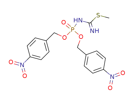 <i>N</i>-[bis-(4-nitro-benzyloxy)-phosphoryl]-<i>S</i>-methyl-isothiourea