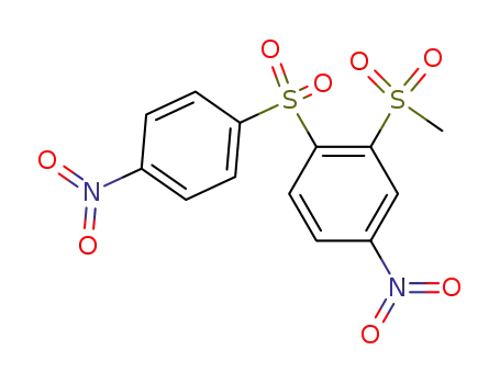 2-methanesulfonyl-4-nitro-1-(4-nitro-benzenesulfonyl)-benzene