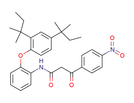 3-(4-nitro-phenyl)-3-oxo-propionic acid-[2-(2,4-di-<i>tert</i>-pentyl-phenoxy)-anilide]