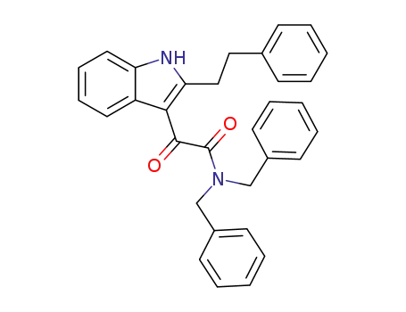 (2-phenethyl-indol-3-yl)-glyoxylic acid dibenzylamide