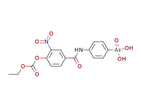 [4-(4-ethoxycarbonyloxy-3-nitro-benzoylamino)-phenyl]-arsonic acid