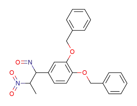 1,2-bis-benzyloxy-4-(2-nitro-1-nitroso-propyl)-benzene