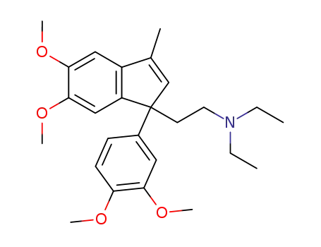 diethyl-{2-[1-(3,4-dimethoxy-phenyl)-5,6-dimethoxy-3-methyl-inden-1-yl]-ethyl}-amine