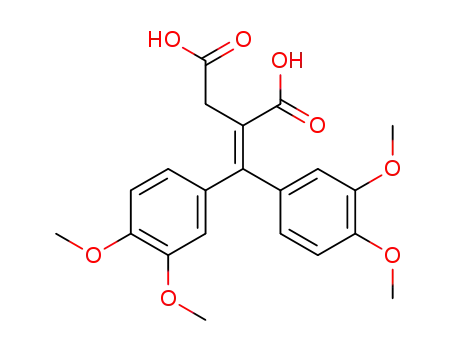 (3,4,3',4'-tetramethoxy-benzhydrylidene)-succinic acid