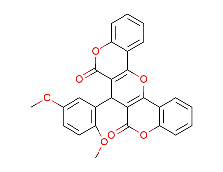 7-(2,5-dimethoxy-phenyl)-7<i>H</i>-pyrano[3,2-<i>c</i>;5,6-<i>c</i>'] dichromium ene-6,8-dione