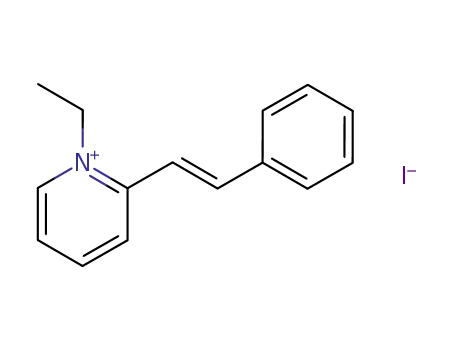 1-ethyl-2-<i>trans</i>-styryl-pyridinium; iodide