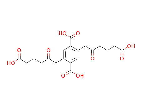 2,5-bis-(5-carboxy-2-oxo-pentyl)-terephthalic acid