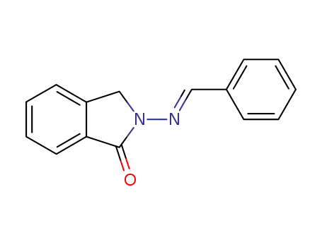 Molecular Structure of 23990-37-6 (2-benzylideneamino-2,3-dihydro-isoindol-1-one)