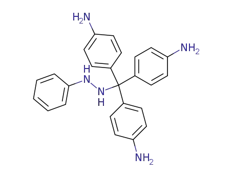 Molecular Structure of 861363-38-4 (<i>N</i>-phenyl-<i>N</i>'-(4,4',4''-triamino-trityl)-hydrazine)