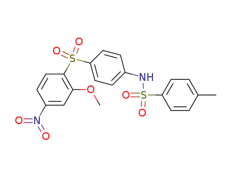 toluene-4-sulfonic acid-[4-(2-methoxy-4-nitro-benzenesulfonyl)-anilide]