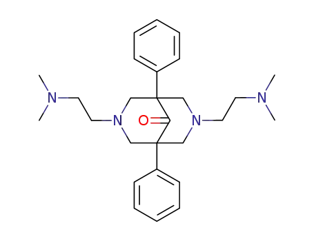 3,7-bis-(2-dimethylamino-ethyl)-1,5-diphenyl-3,7-diaza-bicyclo[3.3.1]nonan-9-one