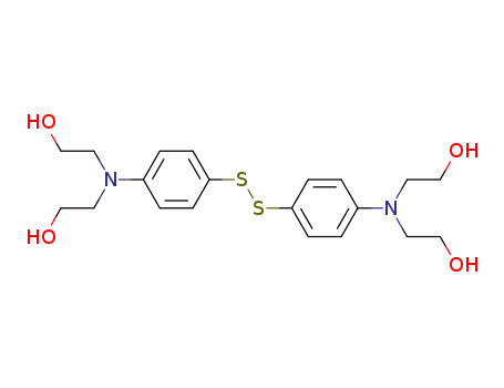 Molecular Structure of 41146-08-1 (bis-{4-[bis-(2-hydroxy-ethyl)-amino]-phenyl}-disulfide)