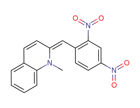 Quinoline, 2-[(2,4-dinitrophenyl)methylene]-1,2-dihydro-1-methyl-
