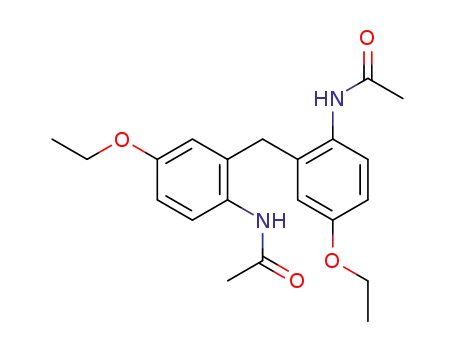 Molecular Structure of 119881-57-1 (bis-(2-acetylamino-5-ethoxy-phenyl)-methane)