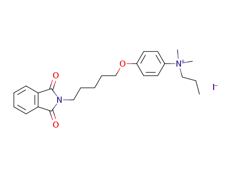 <i>N</i>,<i>N</i>-dimethyl-4-(5-phthalimido-pentyloxy)-<i>N</i>-propyl-anilinium; iodide