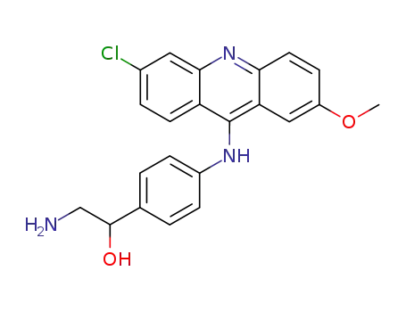 2-amino-1-[4-(6-chloro-2-methoxy-acridin-9-ylamino)-phenyl]-ethanol