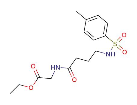 <i>N</i>-[4-(toluene-4-sulfonylamino)-butyryl]-glycine ethyl ester