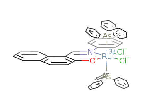 RuCl<sub>2</sub>((C<sub>6</sub>H<sub>5</sub>)3As)2(C<sub>10</sub>H<sub>6</sub>OCHNC<sub>6</sub>H<sub>4</sub>CH<sub>3</sub>)