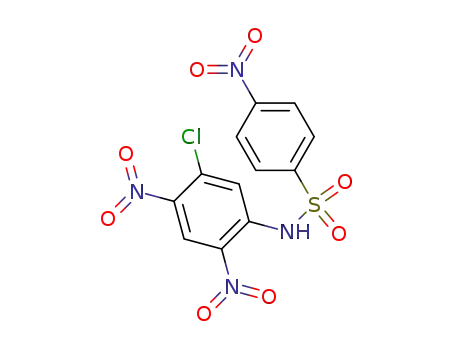 Molecular Structure of 100399-03-9 (4-nitro-benzenesulfonic acid-(5-chloro-2,4-dinitro-anilide))