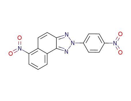 Molecular Structure of 132961-79-6 (6-nitro-2-(4-nitro-phenyl)-2<i>H</i>-naphtho[1,2-<i>d</i>][1,2,3]triazole)