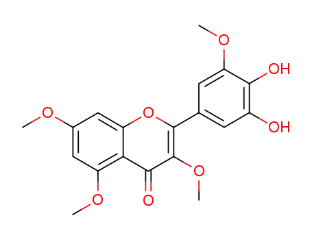 2-(3,4-dihydroxy-5-methoxy-phenyl)-3,5,7-trimethoxy-chromen-4-one