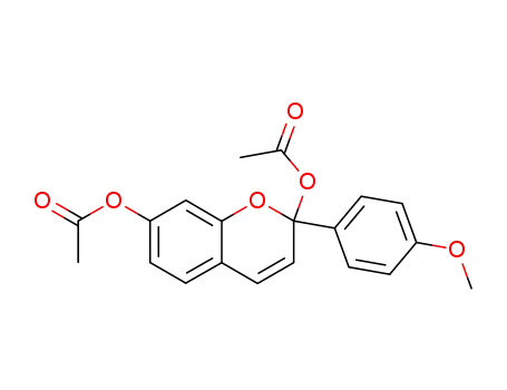 2,7-diacetoxy-2-(4-methoxy-phenyl)-2<i>H</i>-chromene