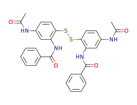 bis-(4-acetylamino-2-benzoylamino-phenyl)-disulfide